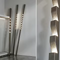 Modern Floor Lamps With Cylindrical And Spiral LED Light Designs