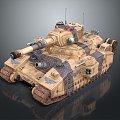 Light Tank Light Armored Modern Tank Modern Tank World War II Tank World War I Tank Heavy Tank 3d model