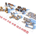 Arbor Related Wood Products Including Boards Timber Firewood Stacks And Combined