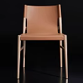 Modern Leather Leisure Chair With Sleek Design And Black Frame For Living Room Furniture