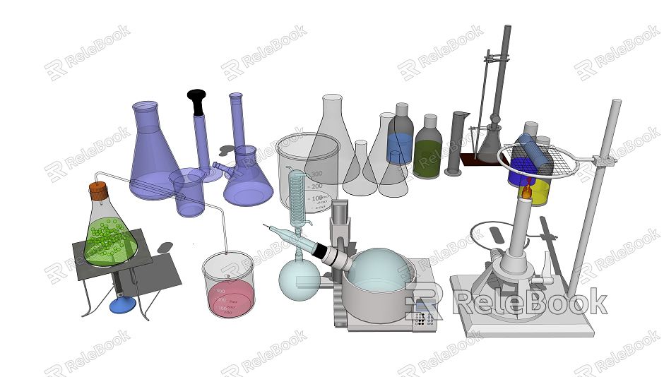 modern experimental equipment chemical experiment model