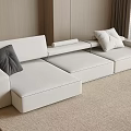 Modern Multiplayer Sofa Corner Sofa 3d model