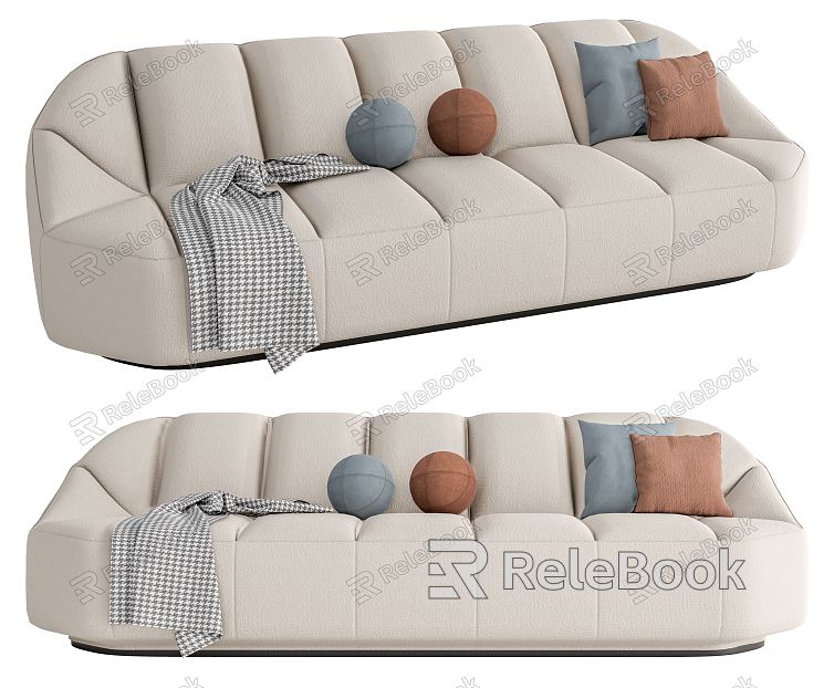 Multi-person sofa Minotti multi-person sofa double sofa model