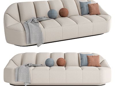 Multi-person sofa Minotti multi-person sofa double sofa model