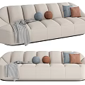 Multi-person sofa Minotti multi-person sofa double sofa 3d model