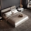 Style Commodity Bed 3d model