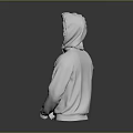 Basic White Casual Hoodie With Soft Fabric For Comfortable Daily Wear