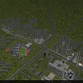 Aerial View Urban Planning With Green Spaces Waterfront And Residential Buildings