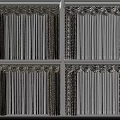 Modern Silver Curtains With Pleated Design Decorative Valance And Sheer Layers