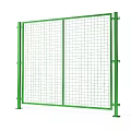 Durable Green Metal Wire Mesh Fence Panel For Outdoor Security Use 3d model