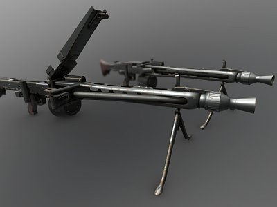 German medium machine gun model