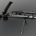 German medium machine gun 3d model