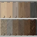 Wooden Flooring Design Options with Various Colors Different Textures and Herringbone Patterns