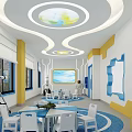 Modern Classroom Science Discovery 3d model