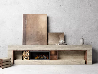Silent Fireplace 3d model