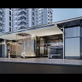 Modern Gate 3d model