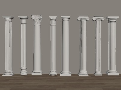 Roman Column 3d model