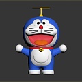 Doraemon Dingdang Cat Doraemon Virtual Character Virtual Character Movie Character Game Character 3d model