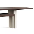 Roche Bobois modern rectangular dining table 3d model