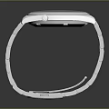 Stylish Silver Watch With Metal Strap Modern Dial Design Shiny Surface Elegant Fashion Accessory