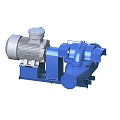 Industrial Equipment Blue Motor Driven Pump Unit For Heavy Duty Applications