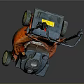 Modern Weeder Lawn Mower Lawn Mowing Machine Mechanical Tools Garden Tools 3d model