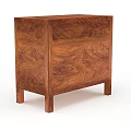 Classic Wooden Storage Cabinet With Natural Wood Grain And Four Legs Design For Home Storage