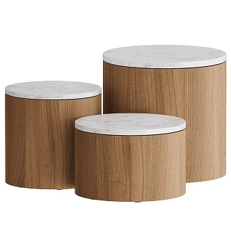 dugtree Stool 18 3d model