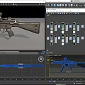 Detailed Classic Rifle With Mounted Scope And Metal Body Design