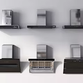 Modern Kitchen Appliances Including Range Hoods With Various Stylish Designs For Home Kitchens