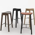 Stylish Modern Bar Stools With Wooden Metal And Leather Materials In Various Designs
