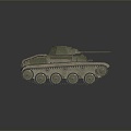 Light Tank Light Armored Tank Modern Tank World War II Tank World War I Tank Heavy Tank 3d model