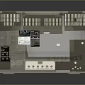 Beige TVP Computer Control Module With Cooling Vents And Interface Ports