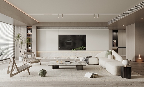 The Silent Living Room 3d model