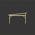 Wooden Pergola With Slatted Roof And Light Colored Support Legs Outdoor Structure Design