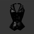 Unique Black Metal Corset Shaped Household Item For Modern Home Decor