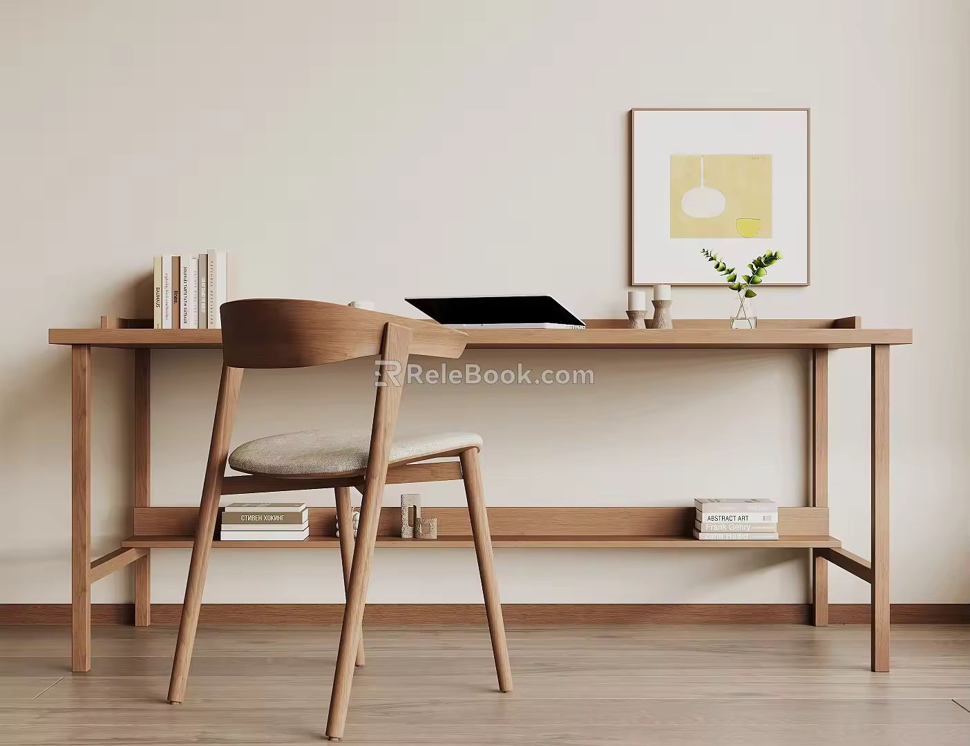 modern desk chair 3d model