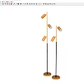 Floor Lamp Combination Light Luxury Floor Lamp Metal Floor Lamp 3d model