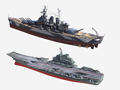 warship model