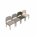 Modern Olive Green Velvet Single Chair With Black Wooden Legs And Comfortable Design