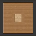 Wooden Architectural Model With Spiral Staircase White Door And Upper Platform