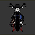 Motorcycle Two-wheeled Motorcycle Cross-country Motorcycle Road Race Motorcycle Motor Vehicle Transport 3d model