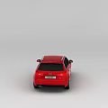 Modern Technology Exhibition Hall Featuring Red Audi A3 Car