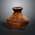 Handwoven Storage Basket with Natural Rattan and Stylish Brown Design for Home Organizing
