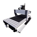 Advanced CNC Engraving Machine With Precision Worktable And Control Panel 3d model