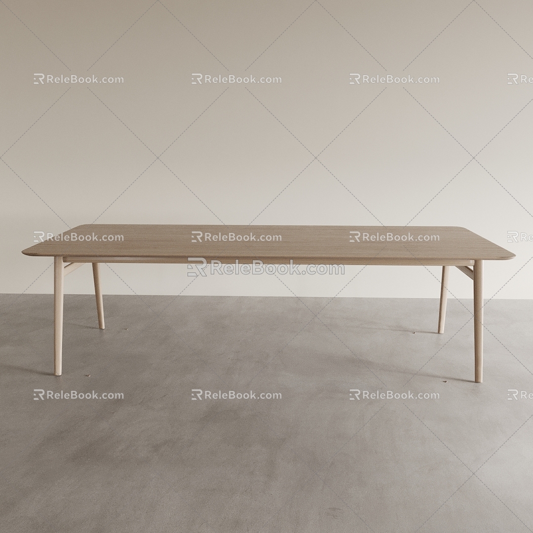 Tea Table Dining Table Desk Long Table Square Table Chinese Table 3d model