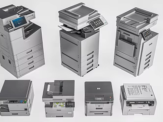 Printer Copier Office Equipment 3d model