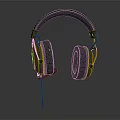 Gray Wired Over Ear Headphones With Soft Ear Cushions And Modern Comfortable Design