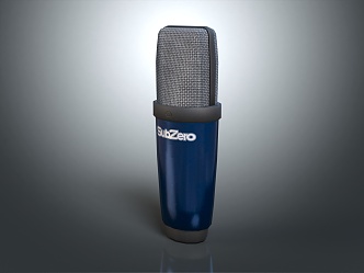 Modern Microphone Mike Loudspeaker Capacitor Mike 3d model