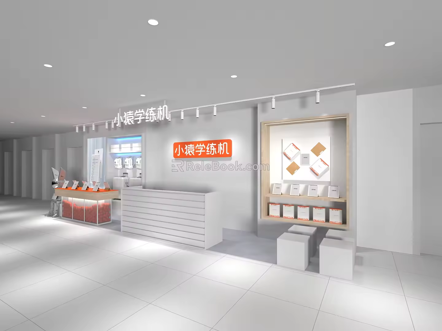 Modern learning machine store 3d model